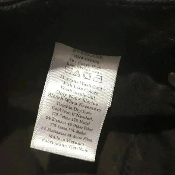 Everlane The Curvy High-rise skinny jeans crop - Picture 5 of 5